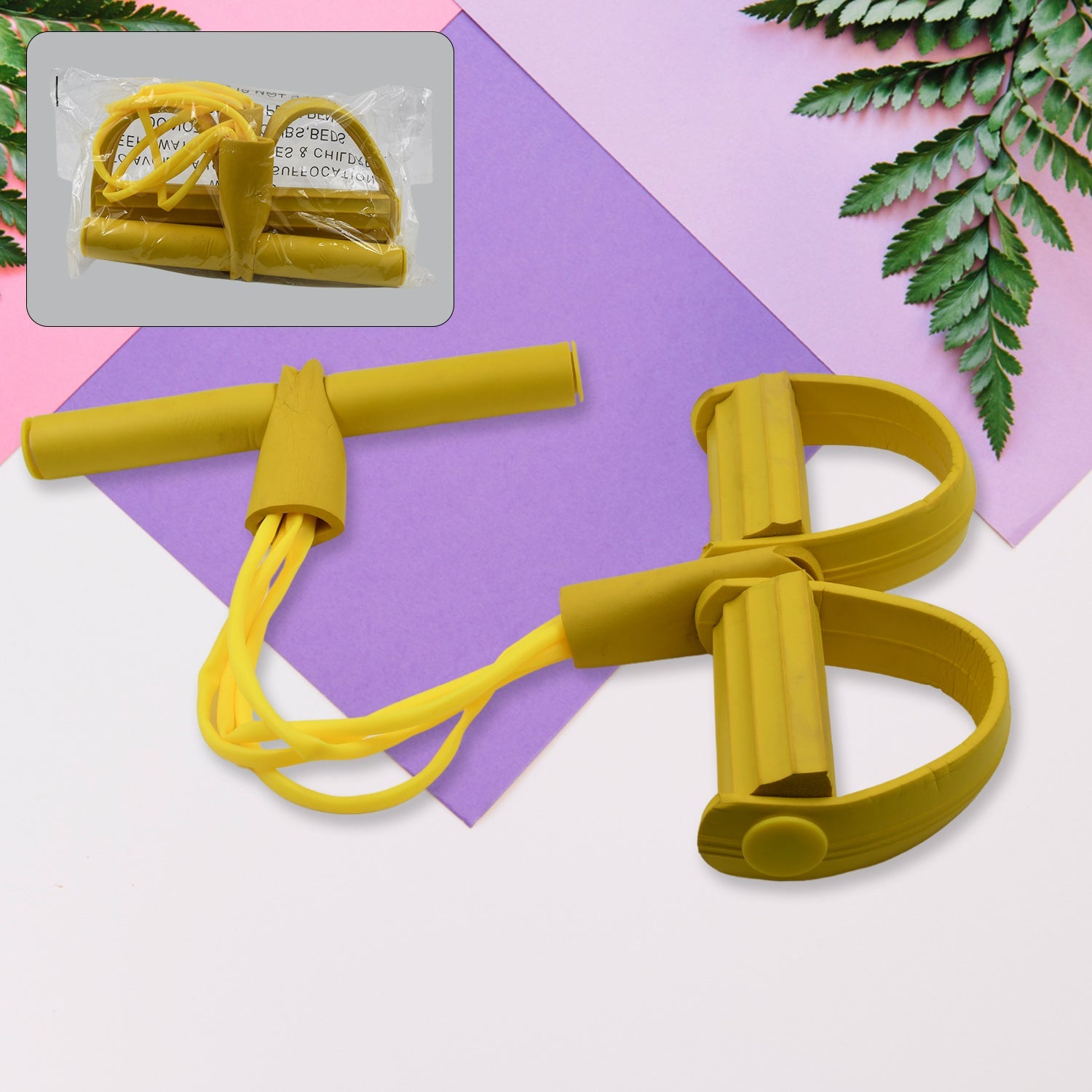 Heavy-duty pull rope exerciser for strength training. Heavy-duty pull rope exerciser for strength training.